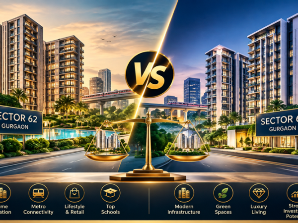 Sector 62 vs Sector 65 Gurgaon